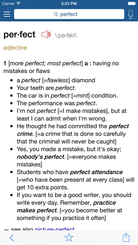Learner's Dictionary - English screenshot 2 of 5