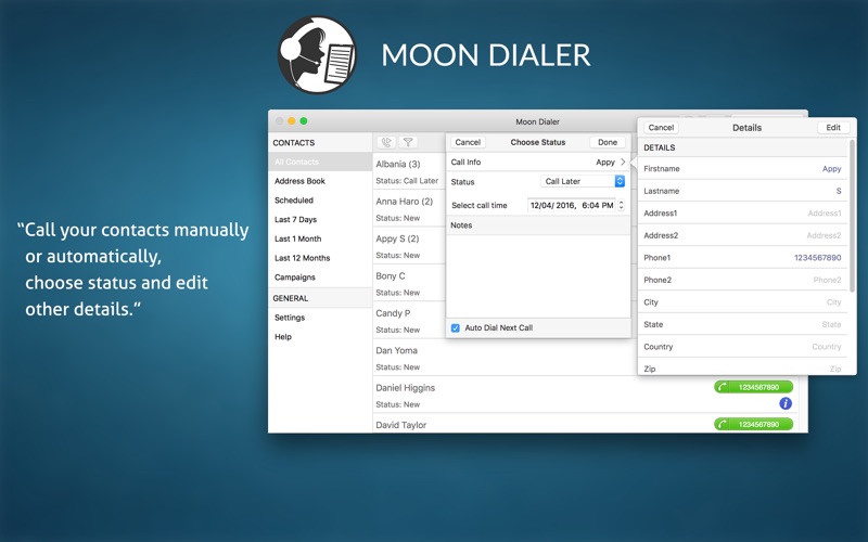 Moon Dialer for Call Center thumbnail 2