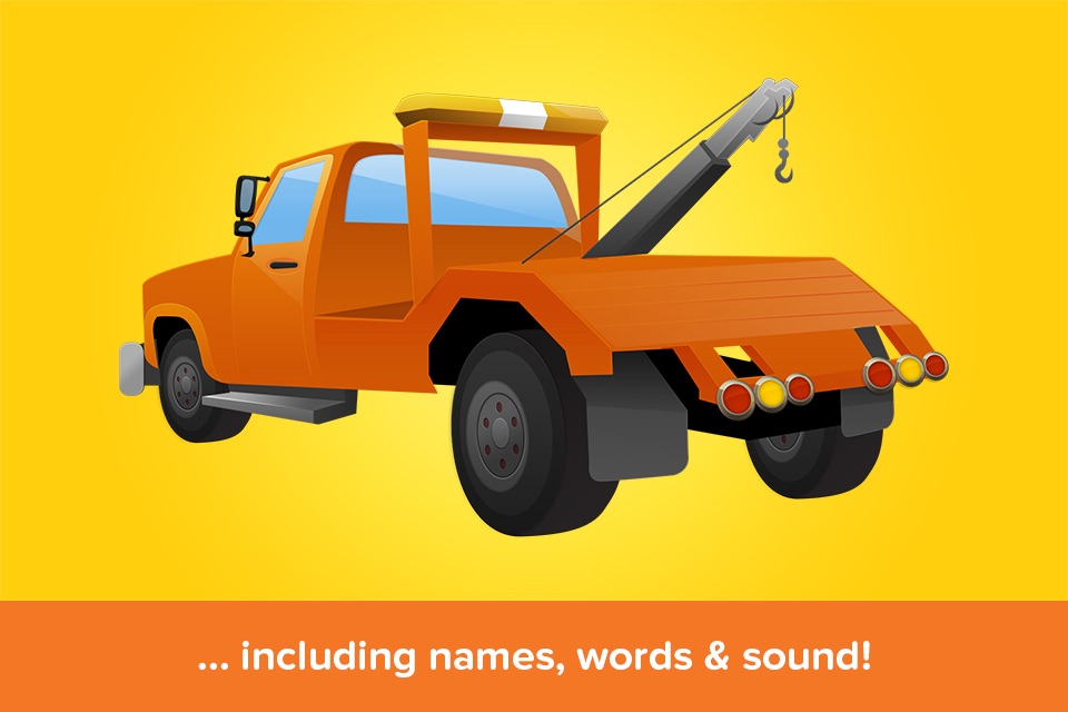 Kids Puzzles - Trucks- Early Learning Cars Shape Puzzles and Educational Games for Preschool Kids Lite screenshot 4