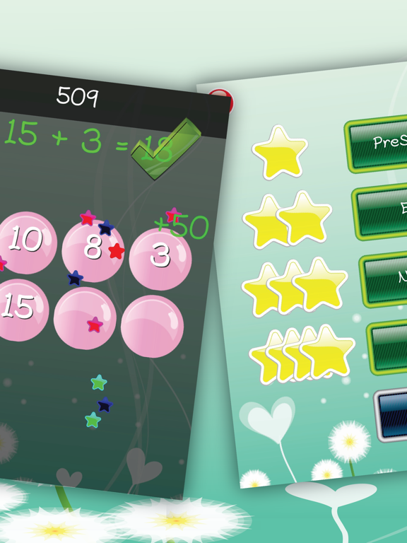 Screenshot #5 pour Memory Maths - The free and simple memory match 2 on mathematical equation game