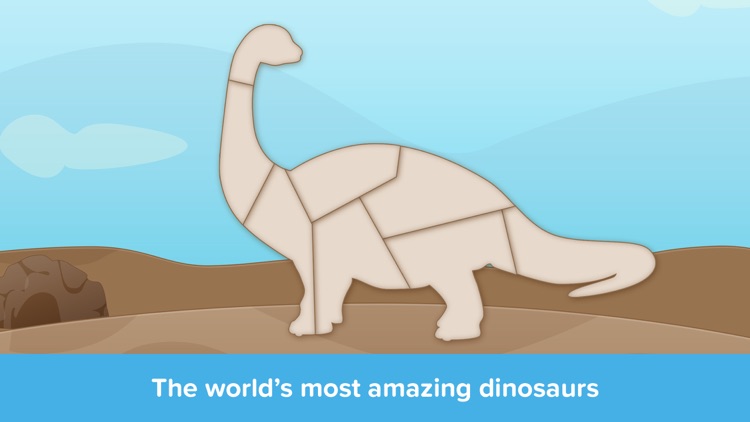 Kids Puzzles - Dinosaurs - Early Learning Dino Shape Puzzles and Educational Games for Preschool Kids Lite screenshot-3