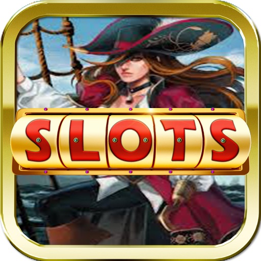 Beautiful Girl Captain Slot Machine & Fortune Casino Vegas Free icon