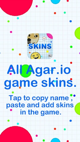 Skins for Agar.io !のおすすめ画像1