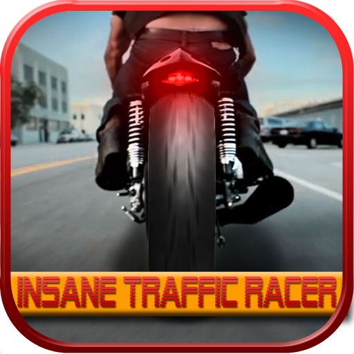 Insane Traffic Racer - Speed motorcycle and death race game icon