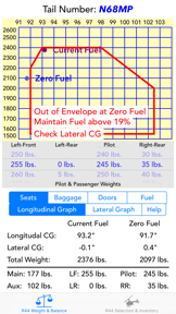 R44 Weight & Balance screenshot