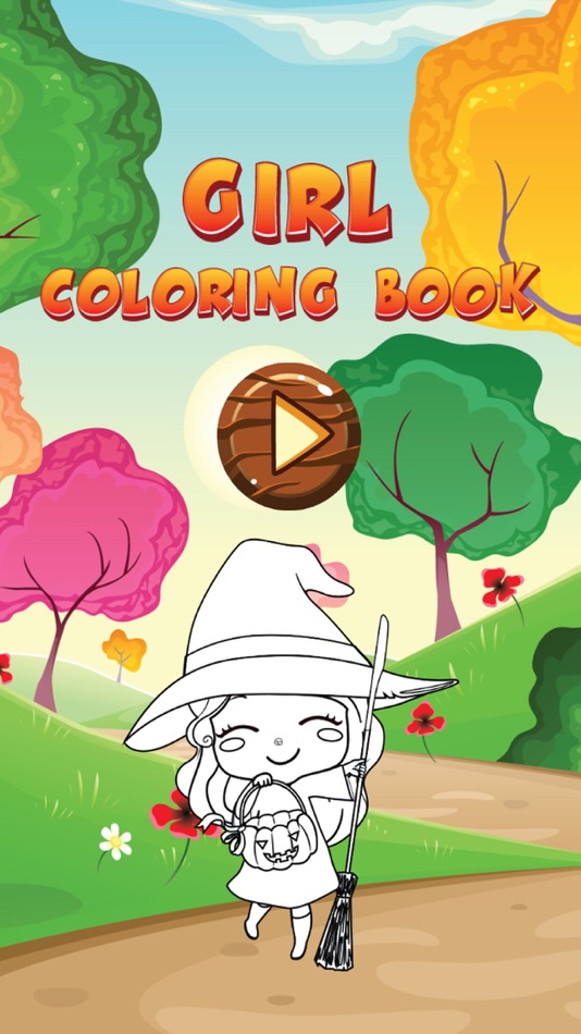 Girl Coloring Book Free For Toddler And Kids! - 1.0 - (iOS)