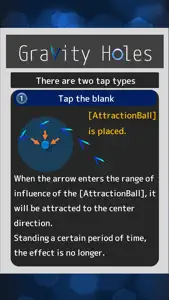 GravityHoles -Control the attraction- screenshot #3 for iPhone
