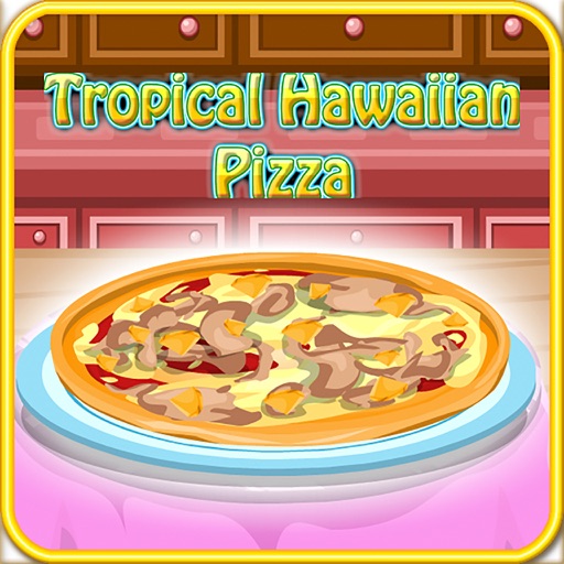 Tropical Hawaiian Pizza Icon