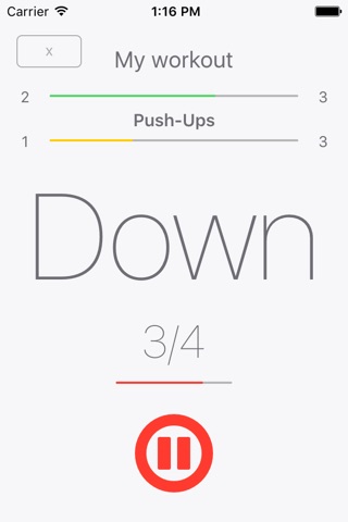 Interval Push-Ups screenshot 2