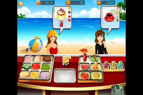 Beach Restaurant Chef Cooking: Serve Foods screenshot 3