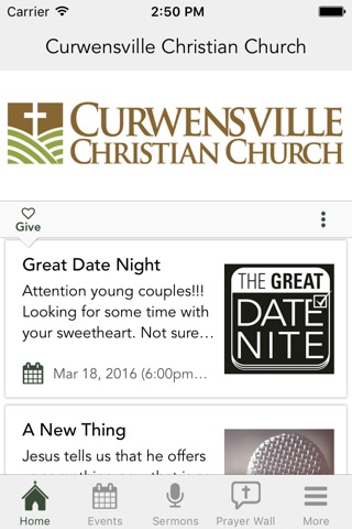 Curwensville Christian Church screenshot 2
