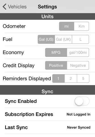 CarTune - Vehicle Maintenance and Gas Mileage Tracker screenshot 3