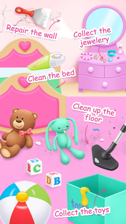 Doll House Cleanup & Decoration - Bedroom, Kitchen & Bath Designer