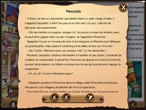 Pinocchio French screenshot 4