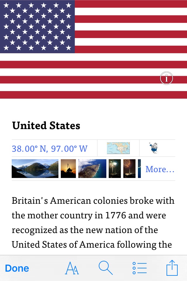 WorldABC Blue — The CIA World FactBook screenshot 2