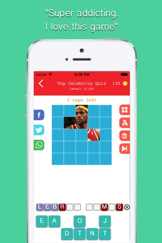 Top Celebrity Quiz - the Best Trivia Game for Latest Famous People of Pop Culture screenshot 2
