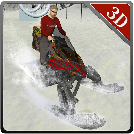 Snowmobile Driver – Extreme snow bike riding & racing simulator game icon