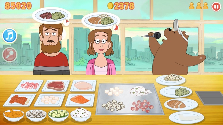 Stirfry Stunts – We Bare Bears Cooking Game Starring Chef Ice Bear