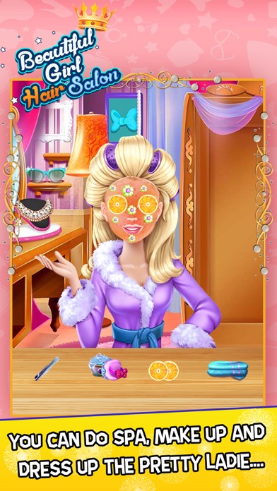 Screenshot #7 for Beautiful Girl Hair Salon with Dress Up kids Game