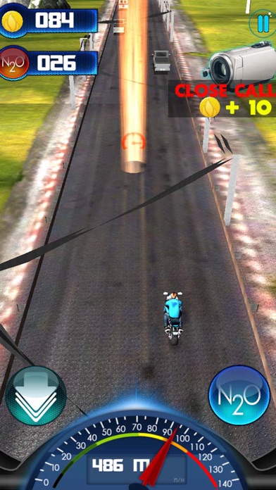 Screenshot #1 pour Moto Bike City Traffic  Speed Race 3D