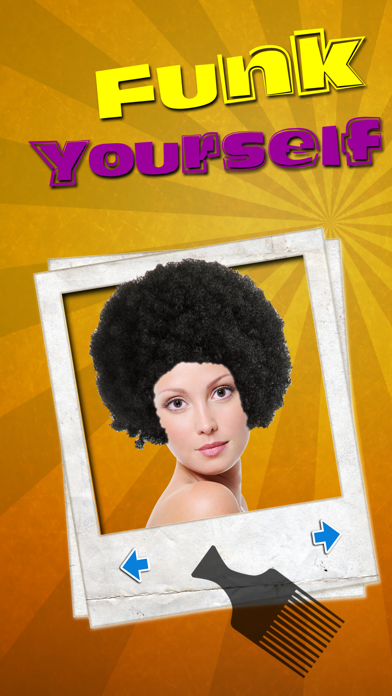 Screenshot #1 pour Trouille Vous-Même – Essayer De Coiffures Afro Dans Virtuel Photomaton Pour Relooking