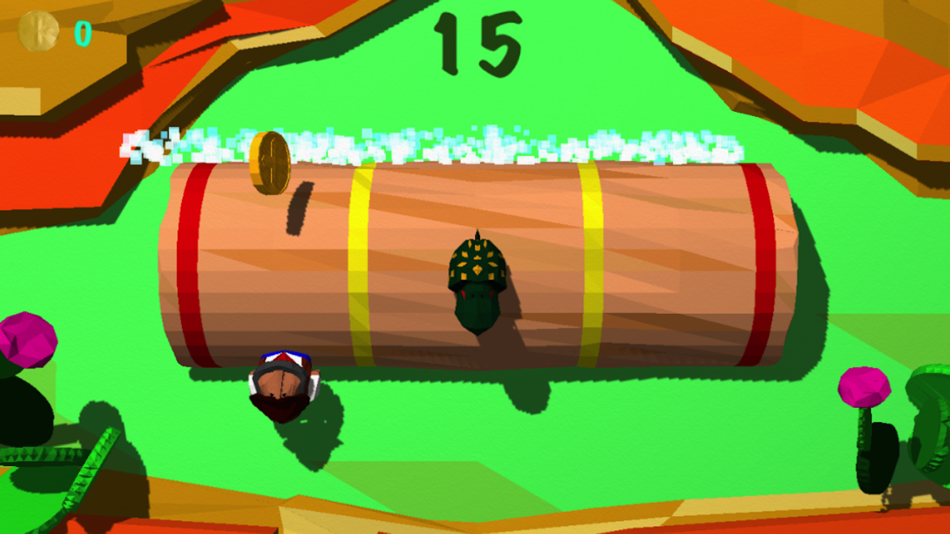 #5. Froggy Log - Endless Arcade Log Rolling Simulator and Lumberjack Game Stay Dry and Dont Fall In The Water! (iOS) Podle: Steve Snyder