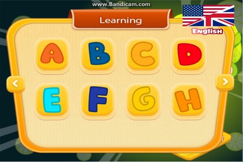 Alphabet - Baby School Coloring Flash Cards Memory Quiz Learning Games for Kids screenshot 2