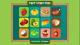 Game screenshot First Words Food - English : Preschool Academy educational game lesson for young children apk