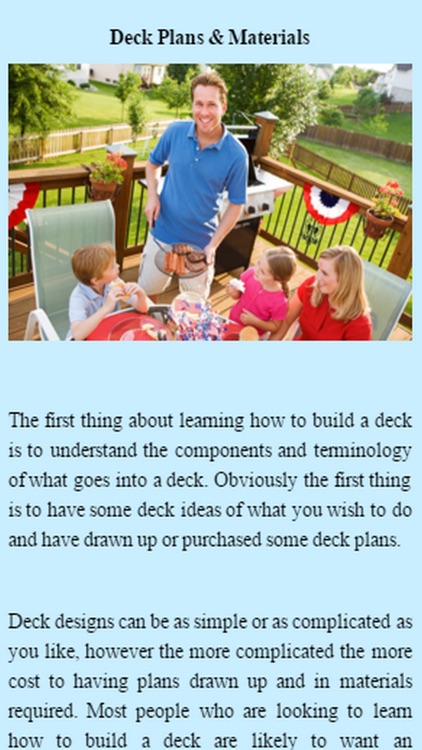 How To Build A Deck