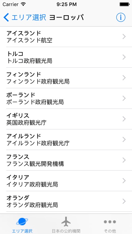 The world sightseeing spots