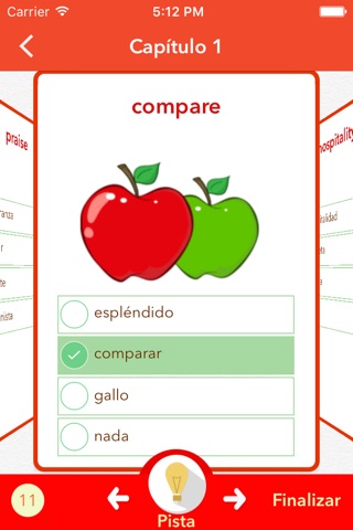 Tarjetas de vocabulario en inglés screenshot 4