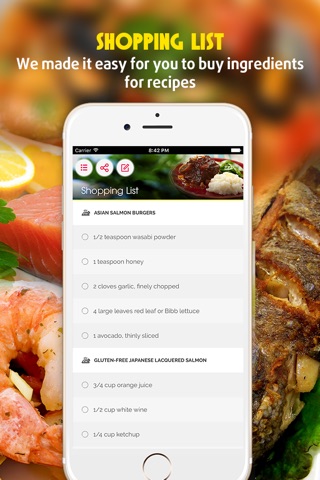 Yummy Fish & Seafood Recipes Pro screenshot 3