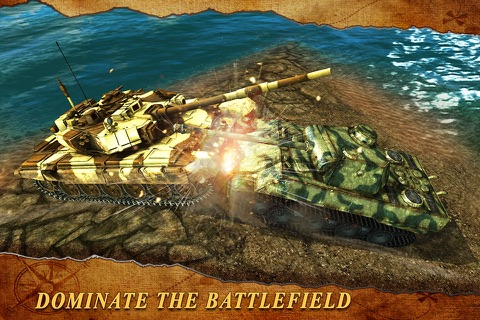 Modern Tank War 3D – A world war modern tanks battle against enemy panzer screenshot 2