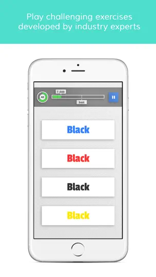 Capture d'écran de Mensa Brain Training sur iPhone 3