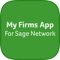 This powerful new App has been developed by the team at MyFirmsApp for Sage Network to give you key financial information, tools, features and news at your fingertips, 24/7