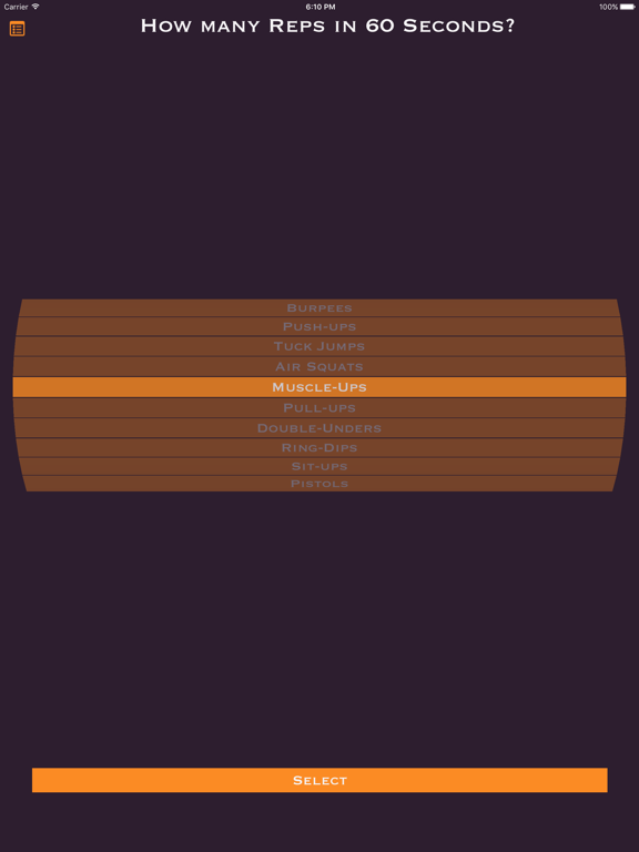 Screenshot #4 pour How Many Reps? - Bodyweight Exercise PB Tracker