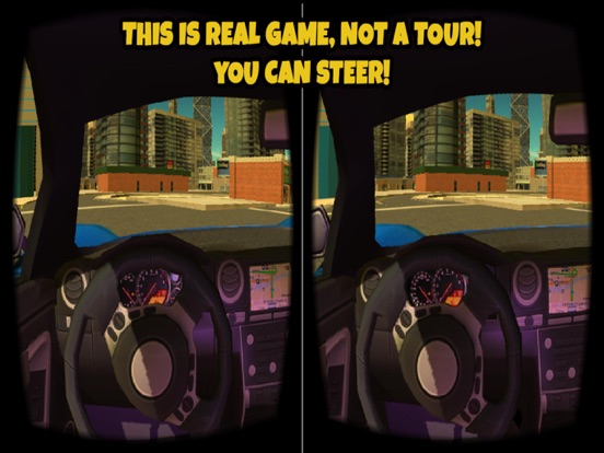 Screenshot #2 for VR Car Driving Simulator : VR Game for Google Cardboard