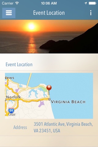 Virginia Beach Event App screenshot 2