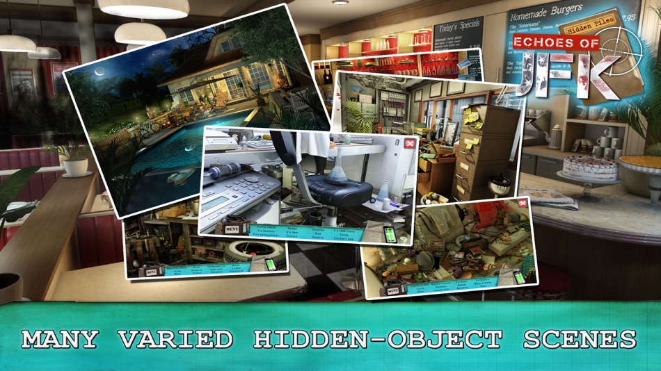 #5. Hidden Files: Echoes of JFK - A Hidden Object Adventure (iOS) โดย: Microids