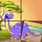 A fun learning puzzles including amazing illustrations of cute dinosaurs