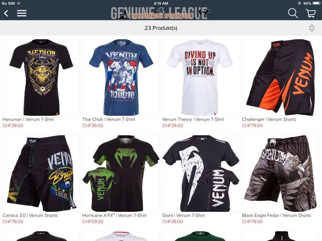 Genuine League Sportswear