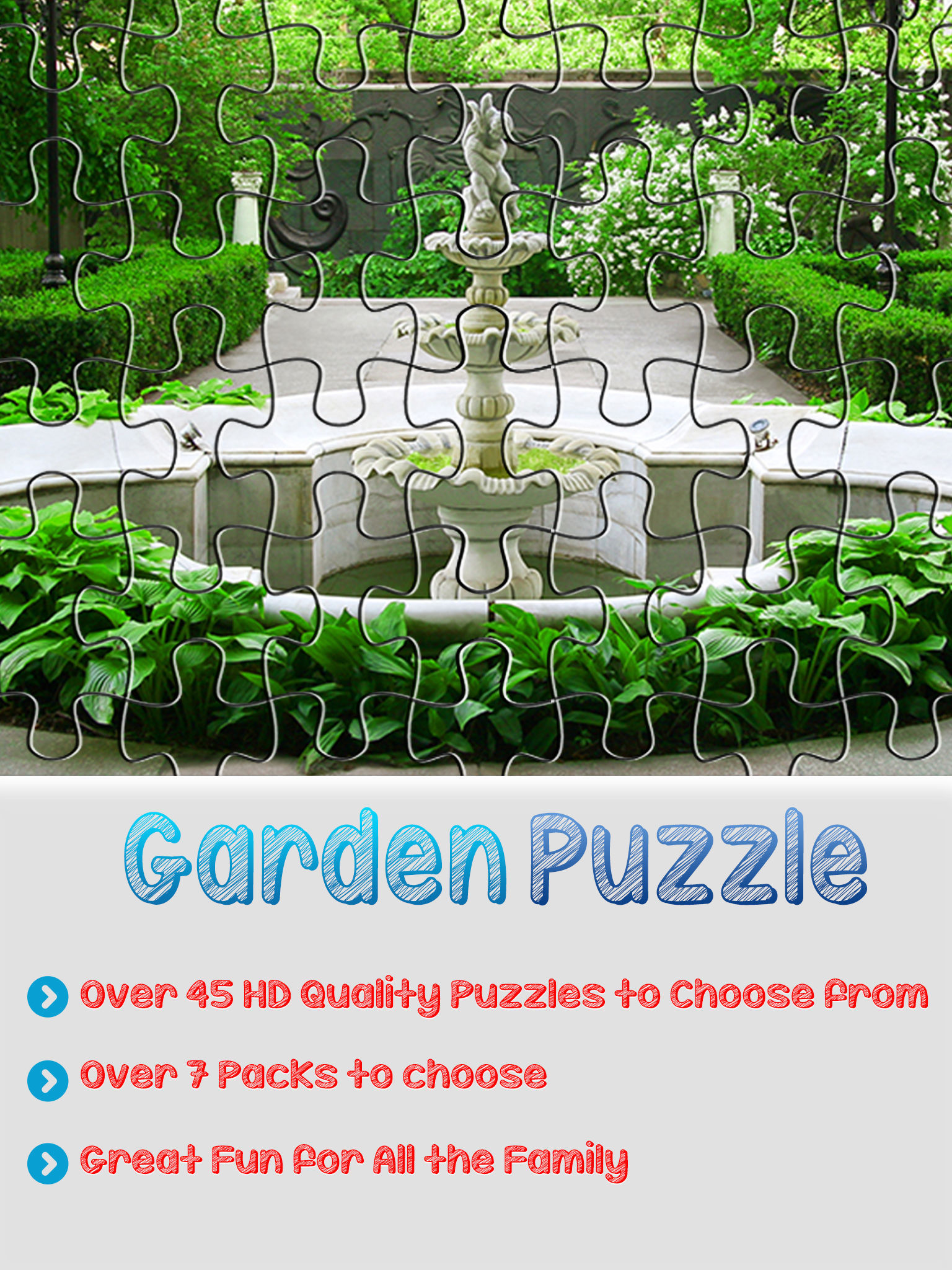Landscape Garden Puzzles and Jigsaw - Amazing Packs Pro