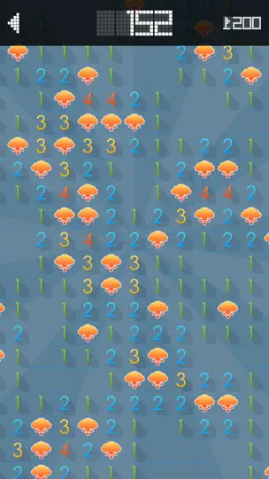 Скриншот Minesweeper. Black [Сапёр] на iPhone 1