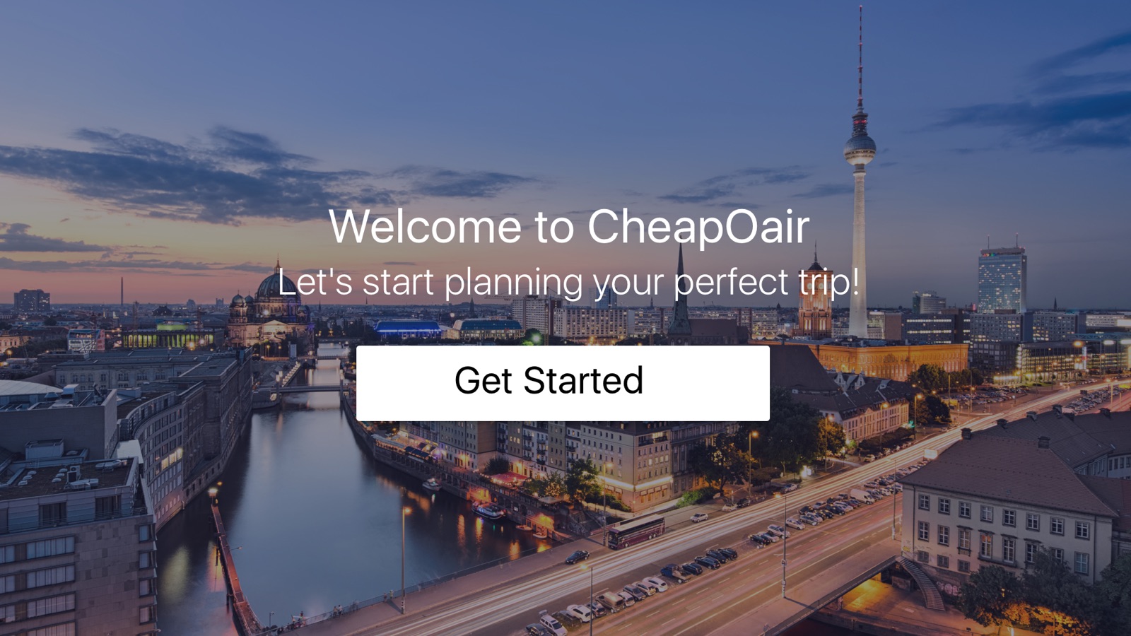 CheapOair: Flights & Hotels apple_tv screenshot 1