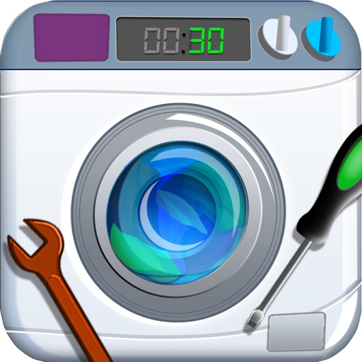 Washing Machine Repair – Fix machines in this crazy mechanic game for kids Icon