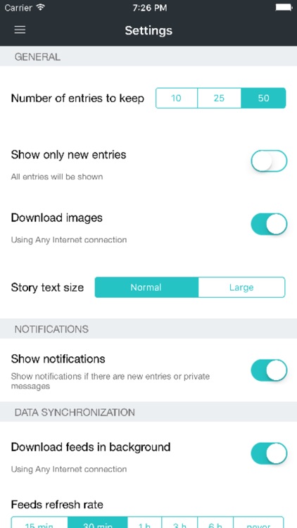 My sites - news reader screenshot-3
