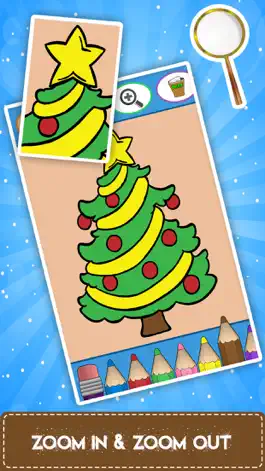Game screenshot Winter coloring book for toddlers: Kids drawing, painting and doodling games for children hack