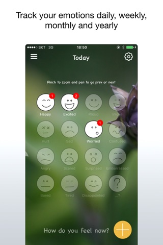 Feelings Diary - Track your emotions screenshot 2