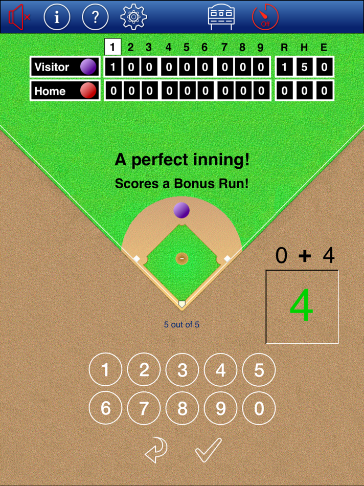 #1. BaseballMath (iOS) Ved: Classroom Focused Software