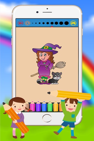ハロウィンと魔女ぬりえ - 子供のためのゴーストを描画のおすすめ画像5